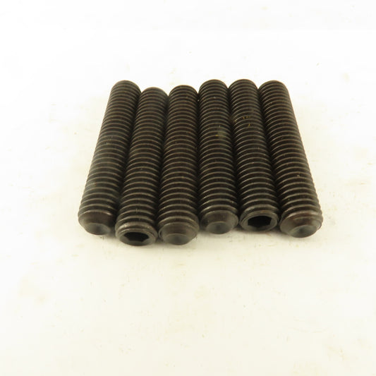 1/2"-13 x 2-1/2" Cup Point Socket Head Set Screw Lot Of 6