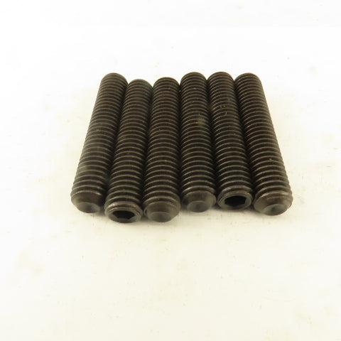 1/2"-13 x 2-1/2" Cup Point Socket Head Set Screw Lot Of 6