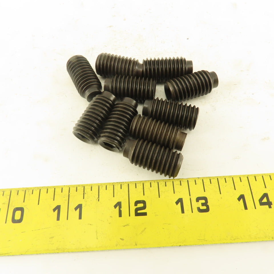 1/2"-13 x 1" Half Dog Point Socket Head Set Screw Lot Of 10