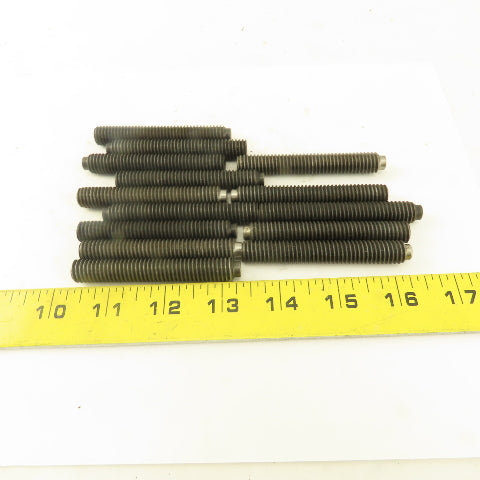 7/16"-14  x 3" Half Dog Point Socket Head Set Screw Lot Of 14