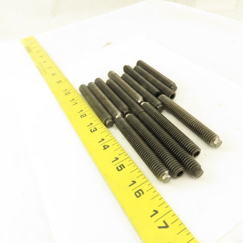 7/16"-14  x 3" Half Dog Point Socket Head Set Screw Lot Of 14