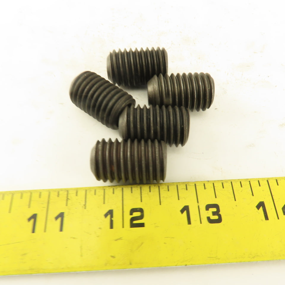 5/8"-11 x 1" Cup Point Socket Head Set Screw Lot Of 5