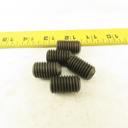 5/8"-11 x 1" Cup Point Socket Head Set Screw Lot Of 5