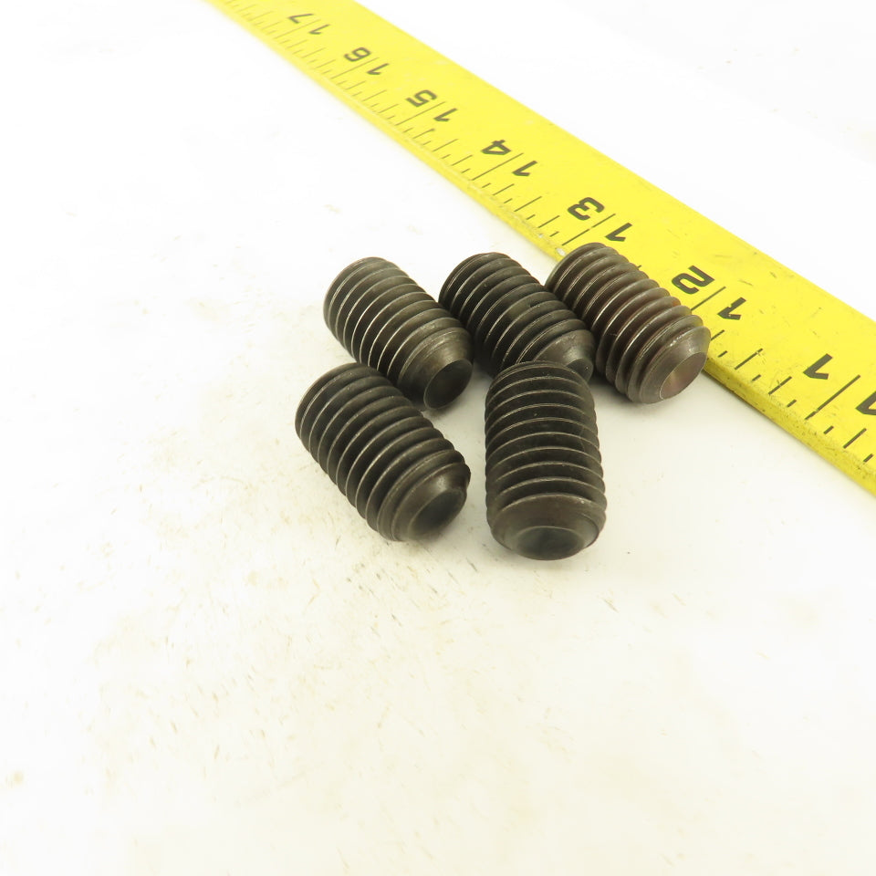 5/8"-11 x 1" Cup Point Socket Head Set Screw Lot Of 5