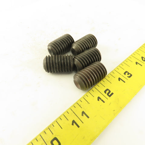 5/8"-11 x 1" Cup Point Socket Head Set Screw Lot Of 5