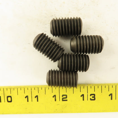 5/8"-11 x 1" Cup Point Socket Head Set Screw Lot Of 5