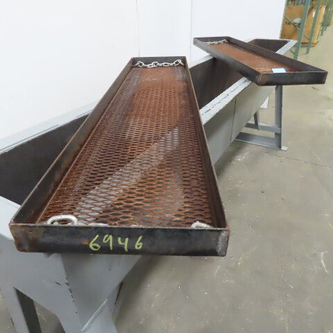 57 Gal 11-1/2" W x 99.5" L x 11.5" D Carbon Steel Dip Quinch Tank