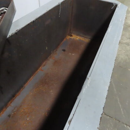 57 Gal 11-1/2" W x 99.5" L x 11.5" D Carbon Steel Dip Quinch Tank