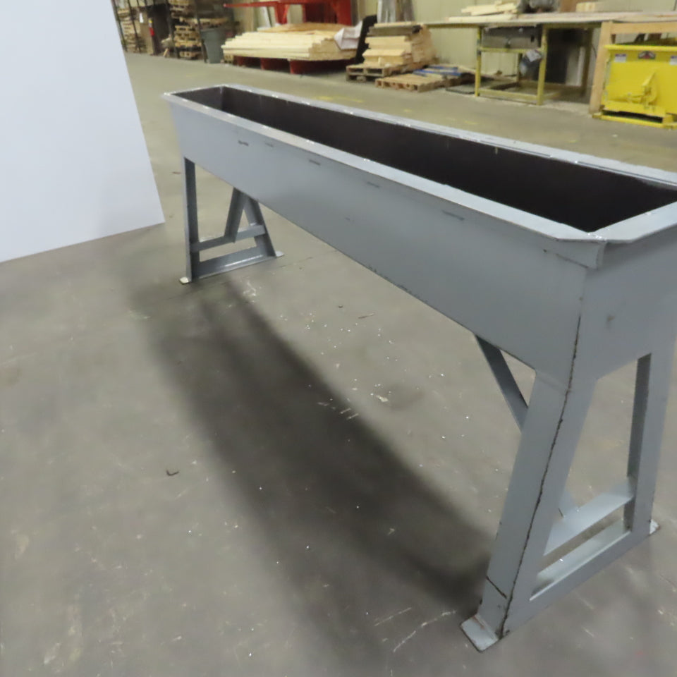 57 Gal 11-1/2" W x 99.5" L x 11.5" D Carbon Steel Dip Quinch Tank