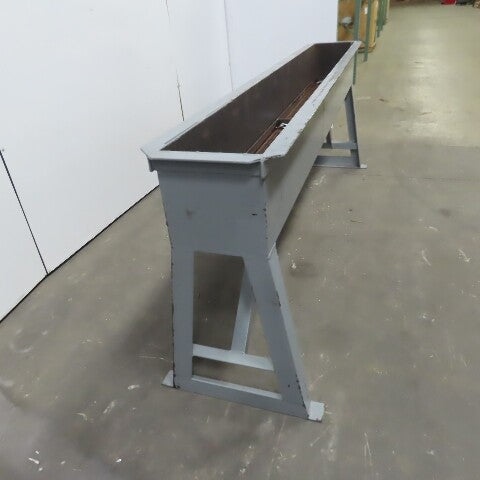 57 Gal 11-1/2" W x 99.5" L x 11.5" D Carbon Steel Dip Quinch Tank
