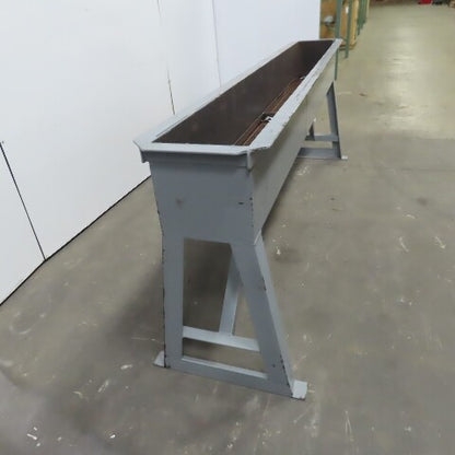 57 Gal 11-1/2" W x 99.5" L x 11.5" D Carbon Steel Dip Quinch Tank