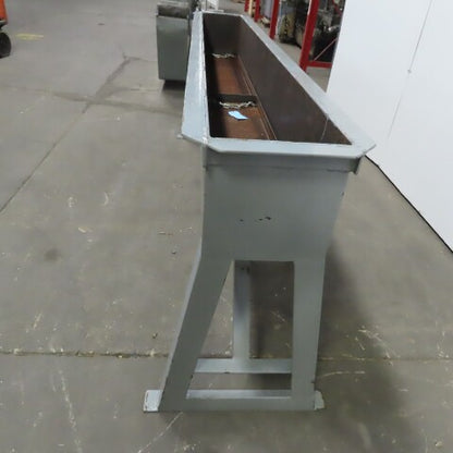 57 Gal 11-1/2" W x 99.5" L x 11.5" D Carbon Steel Dip Quinch Tank