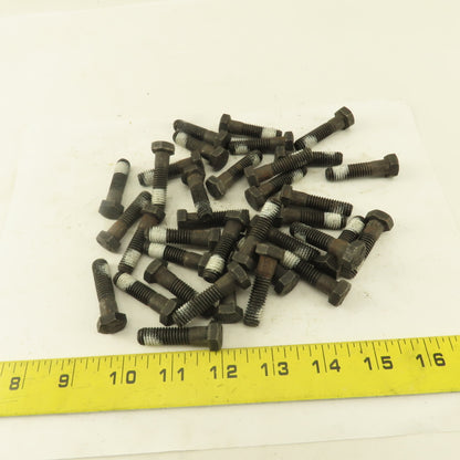 3/8"-16 x 1-1/2" Grade 5 Hex Head Bolt Self Locking Patch Lot Of 36
