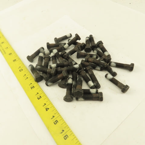 3/8"-16 x 1-1/2" Grade 5 Hex Head Bolt Self Locking Patch Lot Of 36