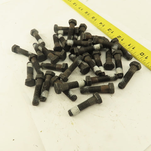 3/8"-16 x 1-1/2" Grade 5 Hex Head Bolt Self Locking Patch Lot Of 36