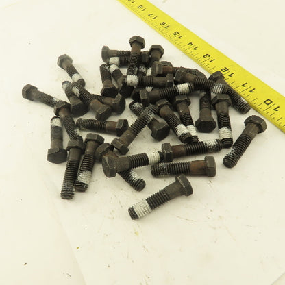 3/8"-16 x 1-1/2" Grade 5 Hex Head Bolt Self Locking Patch Lot Of 36