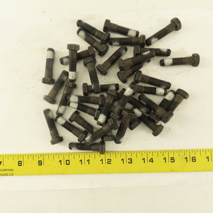 3/8"-16 x 1-1/2" Grade 5 Hex Head Bolt Self Locking Patch Lot Of 36