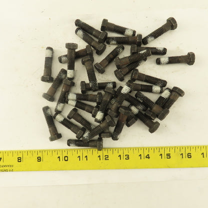 3/8"-16 x 1-1/2" Grade 5 Hex Head Bolt Self Locking Patch Lot Of 36