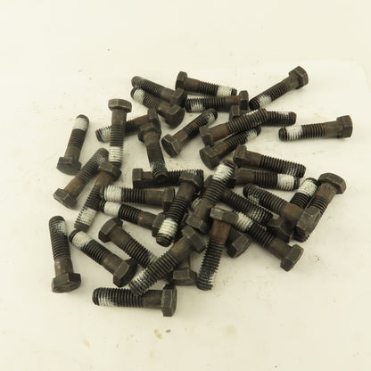3/8"-16 x 1-1/2" Grade 5 Hex Head Bolt Self Locking Patch Lot Of 36