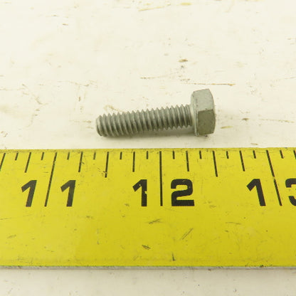 1/4"-20 x 1" Grade 9 Zinc Plated Hex Head Full Thread Bolt Lot Of 49