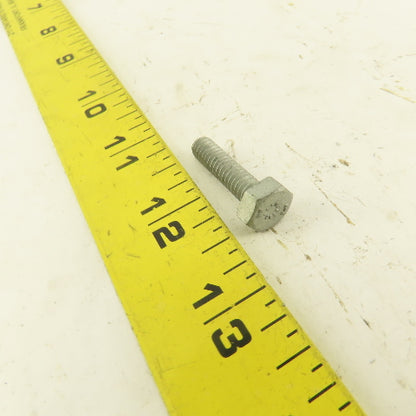 1/4"-20 x 1" Grade 9 Zinc Plated Hex Head Full Thread Bolt Lot Of 49