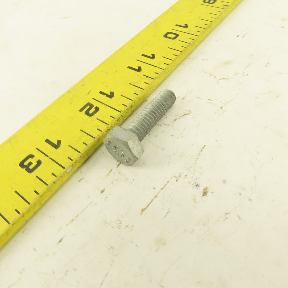 1/4"-20 x 1" Grade 9 Zinc Plated Hex Head Full Thread Bolt Lot Of 49