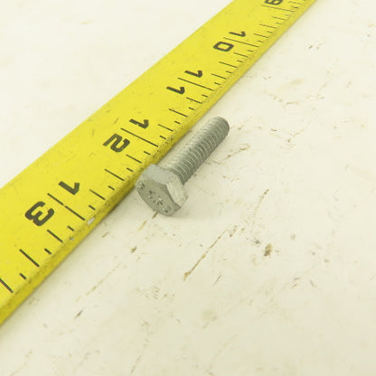 1/4"-20 x 1" Grade 9 Zinc Plated Hex Head Full Thread Bolt Lot Of 49
