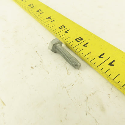 1/4"-20 x 1" Grade 9 Zinc Plated Hex Head Full Thread Bolt Lot Of 49