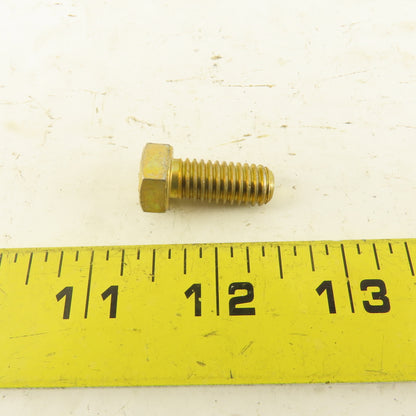 3/8"-16 x 7/8" Grade 8 Yellow Zinc Coated Hex Head Bolt USA Lot Of 50