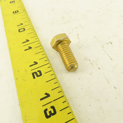 3/8"-16 x 7/8" Grade 8 Yellow Zinc Coated Hex Head Bolt USA Lot Of 50