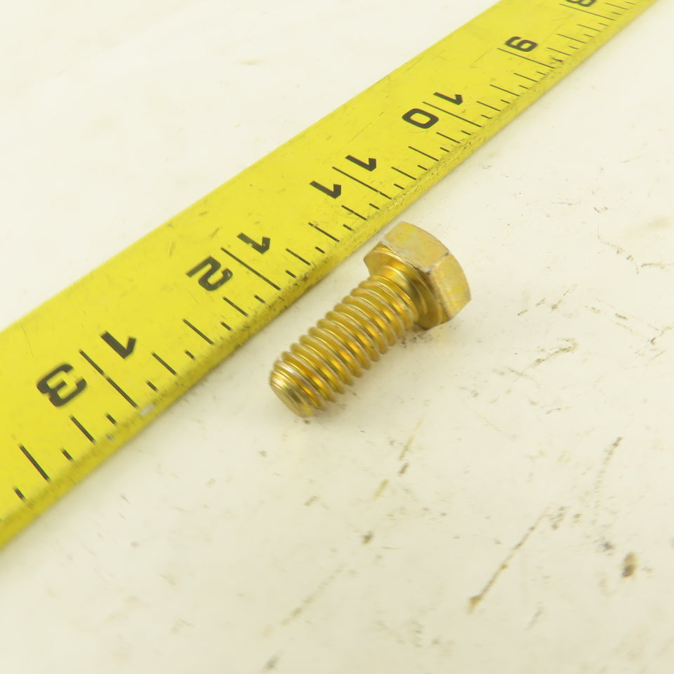 3/8"-16 x 7/8" Grade 8 Yellow Zinc Coated Hex Head Bolt USA Lot Of 50