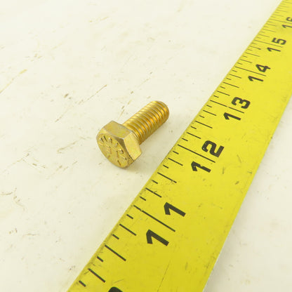3/8"-16 x 7/8" Grade 8 Yellow Zinc Coated Hex Head Bolt USA Lot Of 50