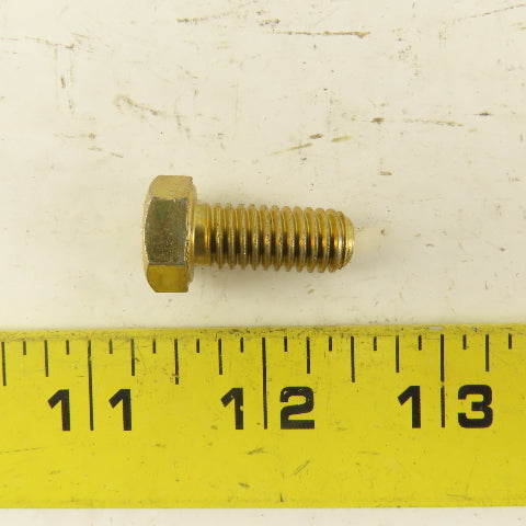 3/8"-16 x 7/8" Grade 8 Yellow Zinc Coated Hex Head Bolt USA Lot Of 50