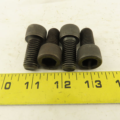 M14-2.0 x 30mm Long Black Oxide Metric Socket Head Cap Screw SHCS Lot Of 4