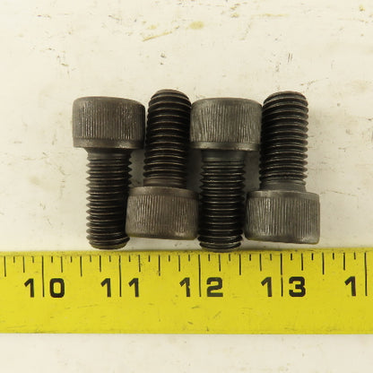 M14-2.0 x 30mm Long Black Oxide Metric Socket Head Cap Screw SHCS Lot Of 4