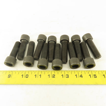 M14-2.0 x 35mm Long Black Oxide Metric Socket Head Cap Screw SHCS Lot Of 12