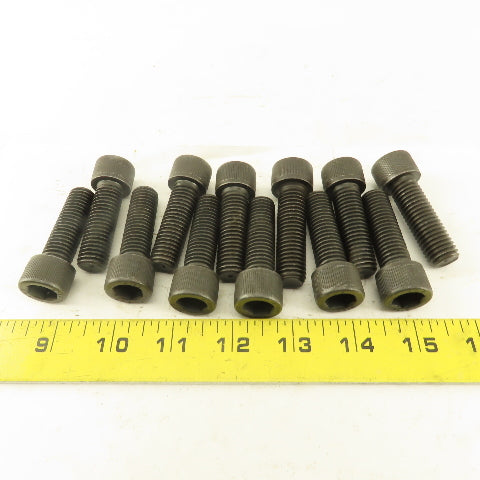 M14-2.0 x 35mm Long Black Oxide Metric Socket Head Cap Screw SHCS Lot Of 12