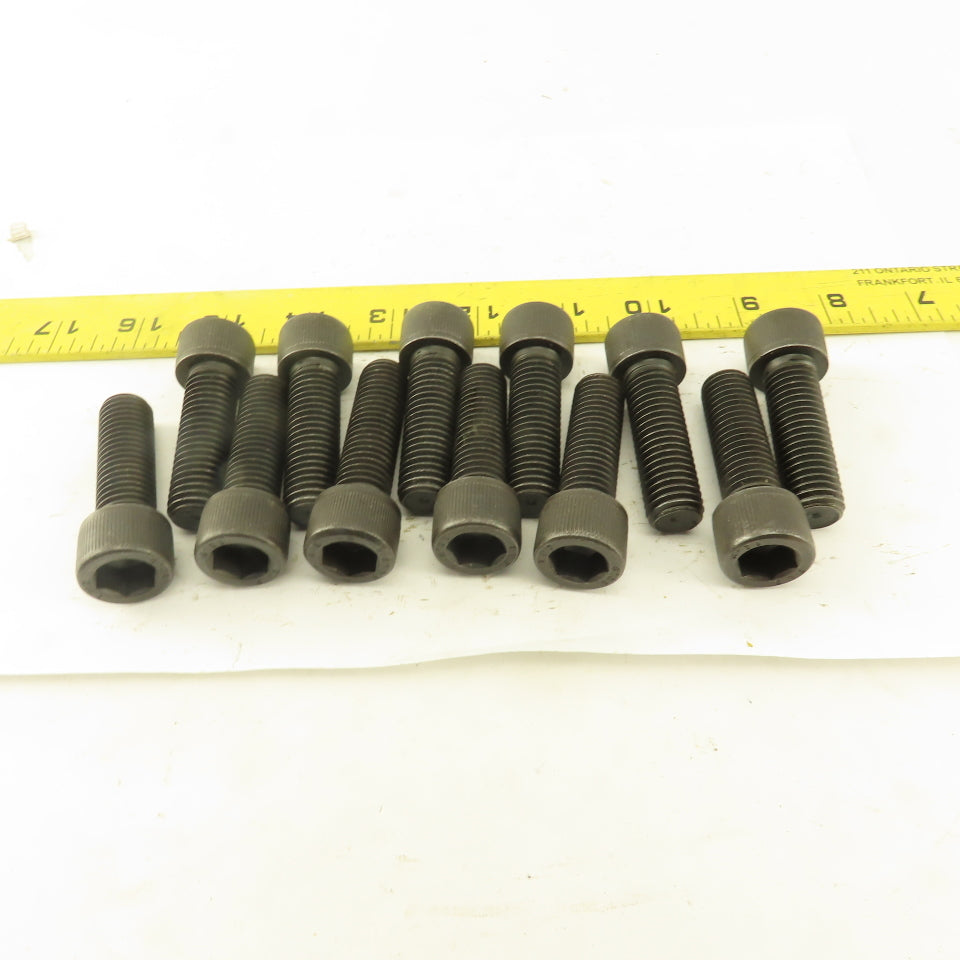 M14-2.0 x 35mm Long Black Oxide Metric Socket Head Cap Screw SHCS Lot Of 12