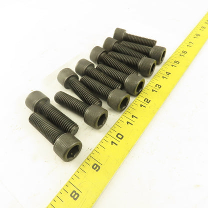 M14-2.0 x 35mm Long Black Oxide Metric Socket Head Cap Screw SHCS Lot Of 12