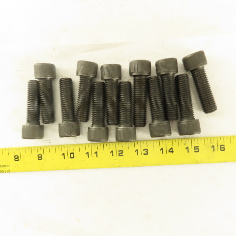M14-2.0 x 35mm Long Black Oxide Metric Socket Head Cap Screw SHCS Lot Of 12