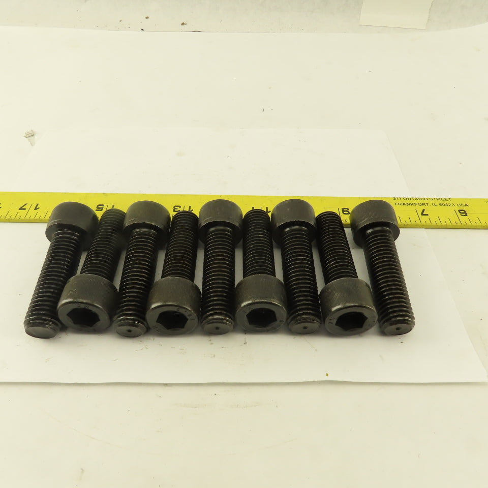 M18-2.5 x 60mm Long Grade 12.9 Metric Socket Head Cap Screw SHCS Lot Of 9