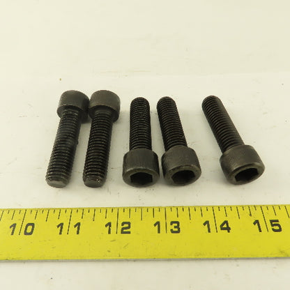 M14-2.0 x 50mm Long Grade 12.9 Metric Socket Head Cap Screw SHCS Lot Of 5