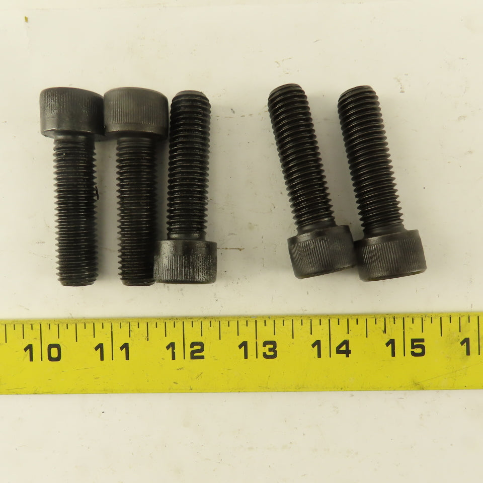 M14-2.0 x 50mm Long Grade 12.9 Metric Socket Head Cap Screw SHCS Lot Of 5