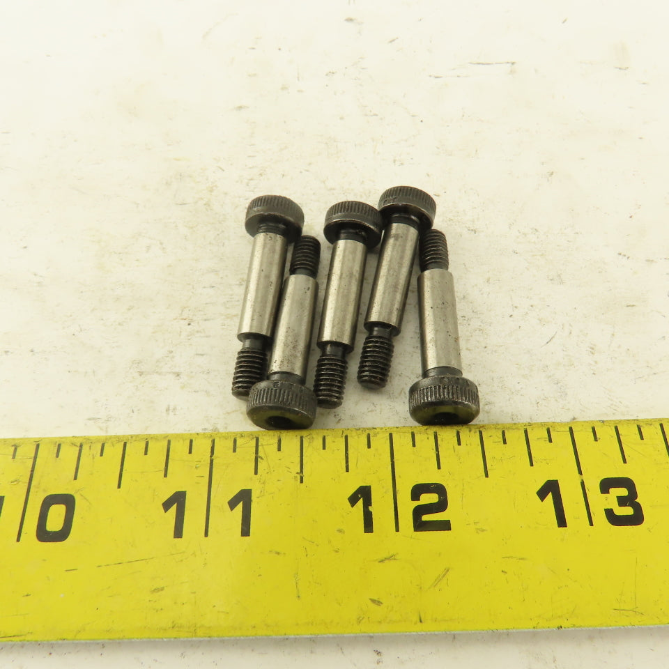 6mm Shoulder Dia. x 20mm Length M5x0.8 Socket Head Shoulder Bolt Lot Of 5