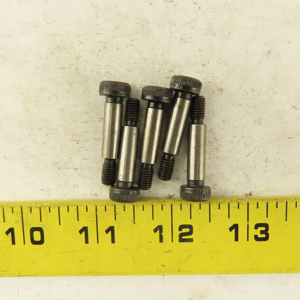 6mm Shoulder Dia. x 20mm Length M5x0.8 Socket Head Shoulder Bolt Lot Of 5