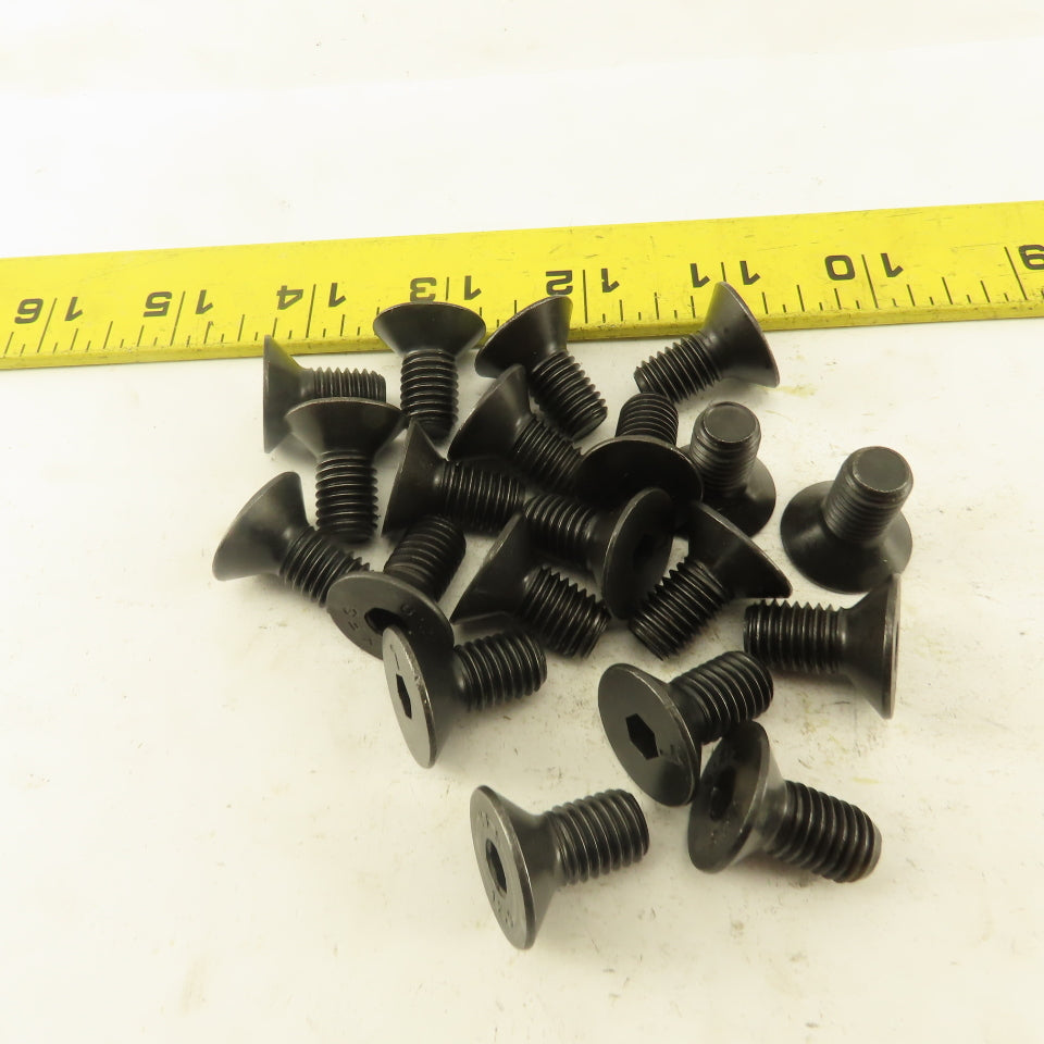 M10-1.5 x 20mm Long Hex Socket Flat Head Cap Screw Lot Of 20