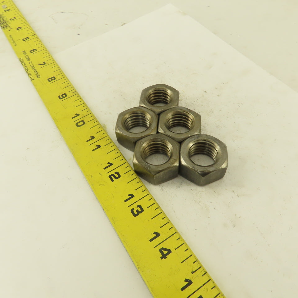 M18 x 2.5 Plain Zinc Metric Grade 8 Hex Nut Lot Of 5