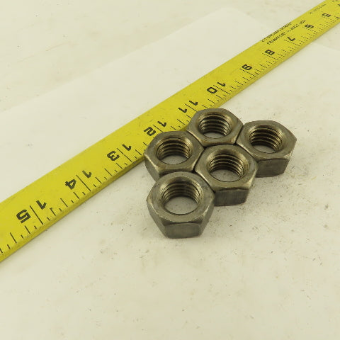 M18 x 2.5 Plain Zinc Metric Grade 8 Hex Nut Lot Of 5