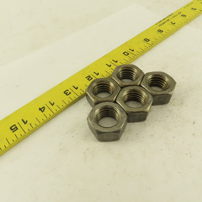M18 x 2.5 Plain Zinc Metric Grade 8 Hex Nut Lot Of 5