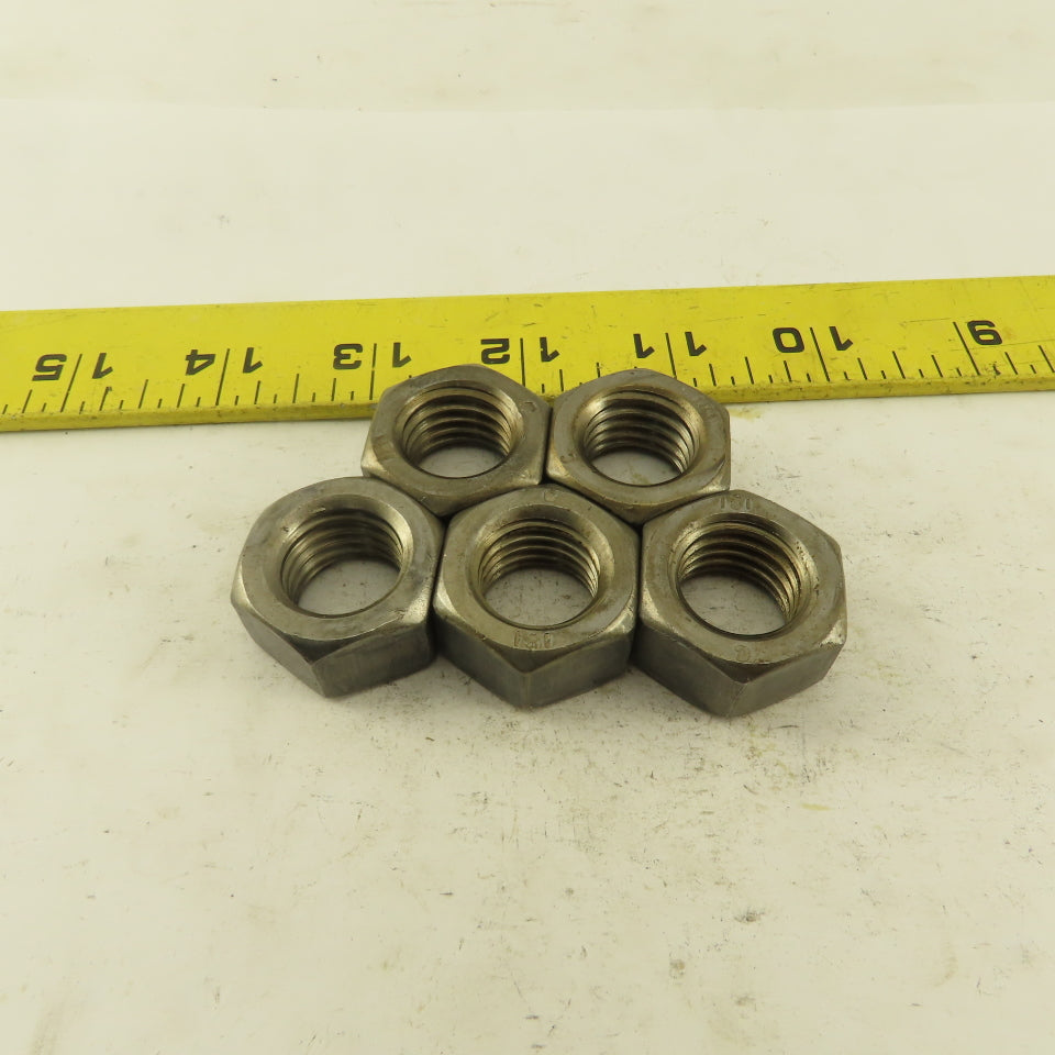 M18 x 2.5 Plain Zinc Metric Grade 8 Hex Nut Lot Of 5